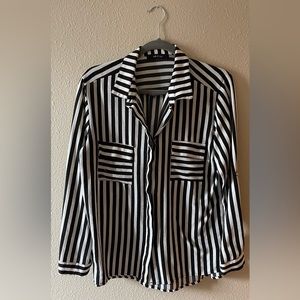 Long sleeve button up blouse